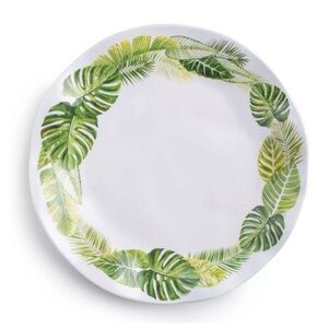 NEW Q Home | Palm 10.5" Melamine Dinner Plate, Set of 4